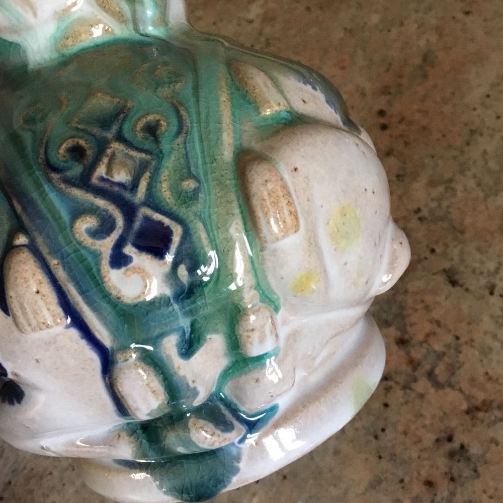 Vintage RARE Handmade Ceramic Pottery Vase - Picture 9 of 14